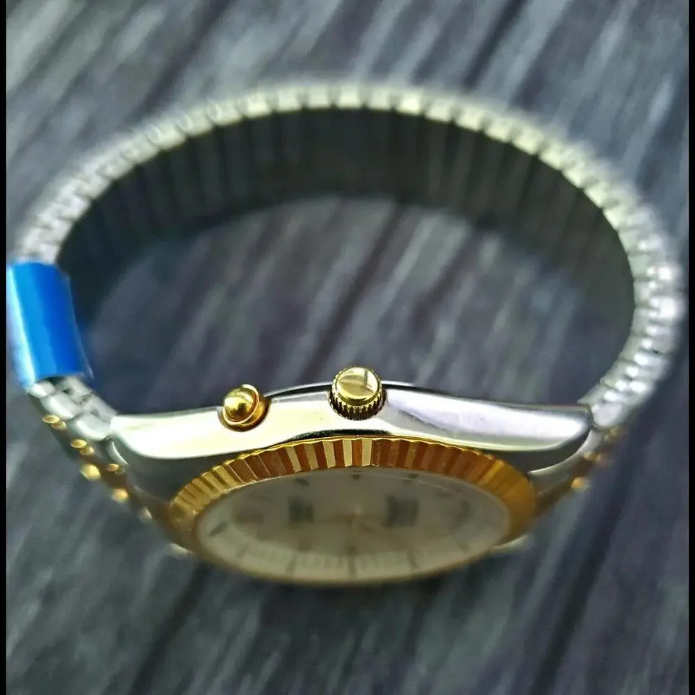 NOS Rare‎ Gruen Embassy Fluted President Lite Dial Mens Watch